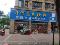 绿地悦城F区店面转让，双门头全景玻璃