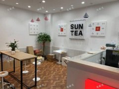 天虹商场内奶茶店转让，日营业额4000