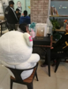 学校夜市小吃街的奶茶店