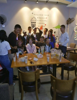 学校夜市小吃街的奶茶店