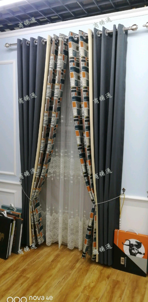 家纺，窗帘，棉布，沙发套，沙发垫。