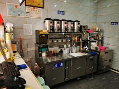 理工大北门水晶街一楼沿街奶茶店低价整转，可空转