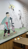 (转让) 两栋写字楼的中间人员超多。