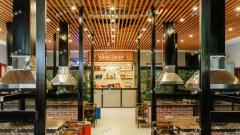 桓台县兴恒路沿街一层带院餐饮店对外转让，带设备