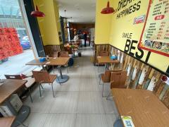 张店火车站旁餐饮店转让，紧邻火车站进出口，人流量大