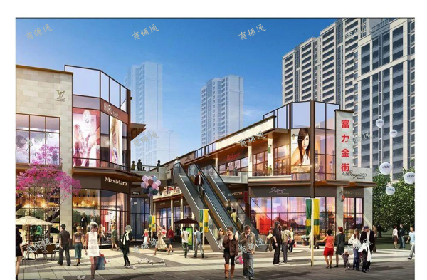 (出租) 富力万达金街52㎡面积营业房出租