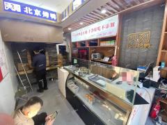 临淄遄台路连锁品牌烤鸭店带租转让，线上单量多