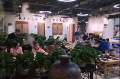 九级村委沿街烧烤火锅城整体转让，月入过万，客源稳定