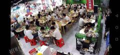 高新知名夜宵一条街品牌火锅整体打包一起转