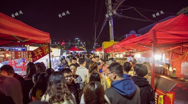 (转让) 南昌人气的夜市“紫荆夜市”摊位转让