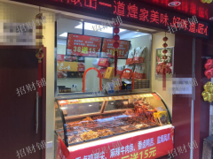 西湖农贸市场出入口品牌卤菜店转让，人流大可空转