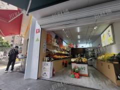 万人小区门口 拐角店 门口公交站 可做便利店