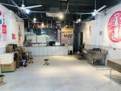 万人小区出入口餐饮店 门宽13米附近多所学校