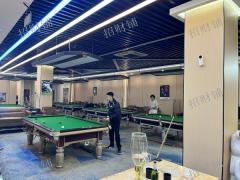 江西科技学院正对面台球棋牌室 日营业额3000多 会员100个左右