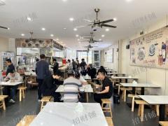 产业园里面里面餐饮店 前后两个门头 日营业2500 纯堂食