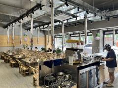 南昌航空大学对面 地铁口餐饮店 日营业额4000多 门宽20米 可空转也可分租