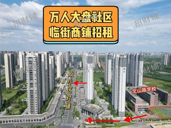 双小区门 临近店铺招租 3700多户 旁边有幼儿园 中学