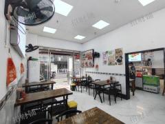 麦当劳旁餐饮店转让，小区出入口 楼上就写字楼和公寓