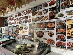 新洪城大市场对面 开了13年的餐饮店  不要转让费送厨房设备